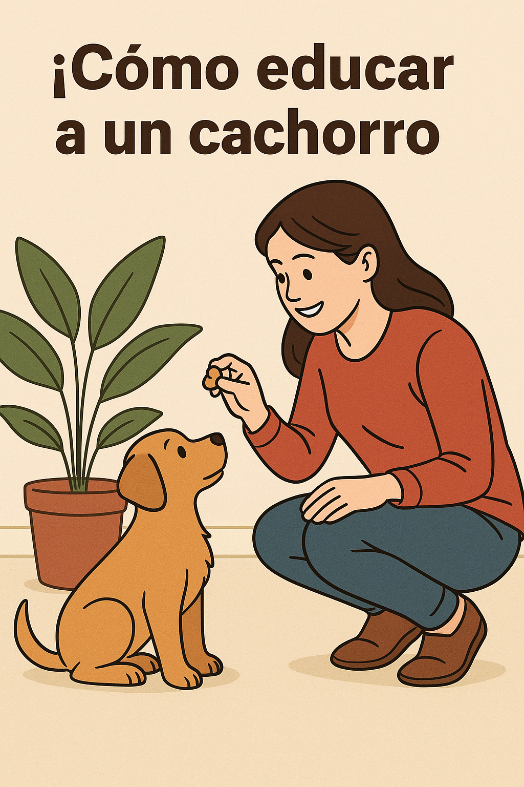 Cómo educar a un cachorro paso a paso