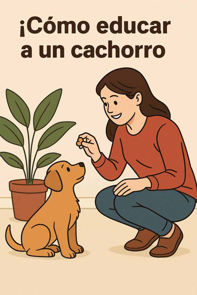 Cómo educar a un cachorro paso a paso